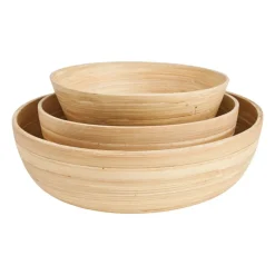 Xenos Buitenservies|Schalen-Schaal bamboe - ⌀30 cm