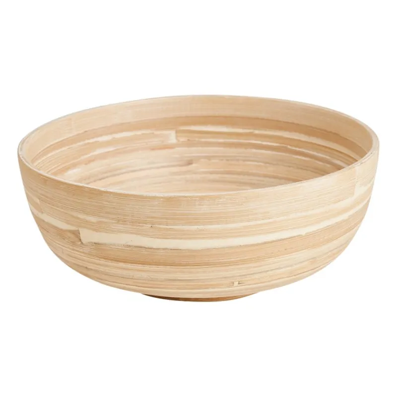 Xenos Buitenservies|Schalen-Schaal bamboe - ⌀20 cm