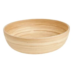 Xenos Buitenservies|Schalen-Schaal bamboe - ⌀25 cm