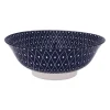Xenos Schalen-Schaal blue print - diamonds - ⌀21 cm