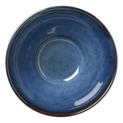 Xenos Schalen|Kommen-Schaal facet - donkerblauw - ⌀13x7.5 cm