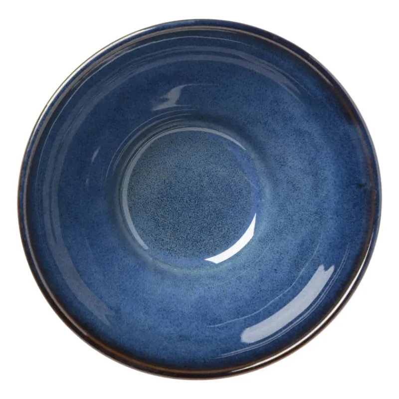 Xenos Schalen|Kommen-Schaal facet - donkerblauw - ⌀13x7.5 cm