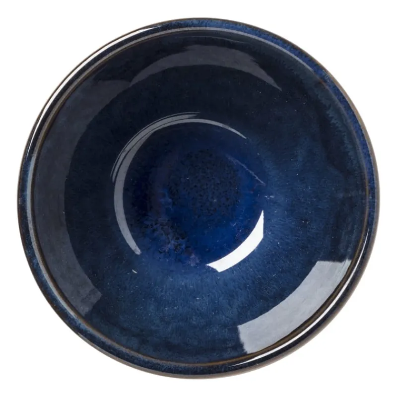 Xenos Schalen|Kommen-Schaal facet - donkerblauw - ⌀9x5.7 cm