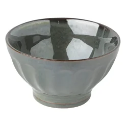 Xenos Schalen|Kommen-Schaal facet - groen - ⌀13x7.5 cm