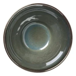 Xenos Schalen|Kommen-Schaal facet - groen - ⌀13x7.5 cm