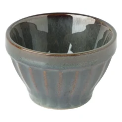 Xenos Schalen|Kommen-Schaal facet - groen - ⌀9x5.7 cm