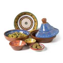 Xenos Tapasservies|Schalen-Schaal Fiesta - 11 cm - blauw