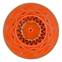 Xenos Schalen-Schaal Fiesta - oranje - 15 cm
