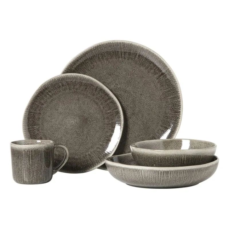 Xenos Schalen|Kerstservies-Schaal fuji - bruin - ø17x6 cm