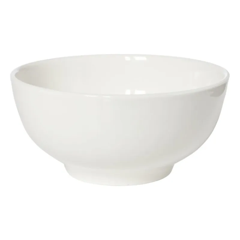 Xenos Schalen-Schaal rond – wit – 18x9 cm