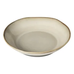 Xenos Schalen-Schaal Roots - beige - ø28x5.8 cm