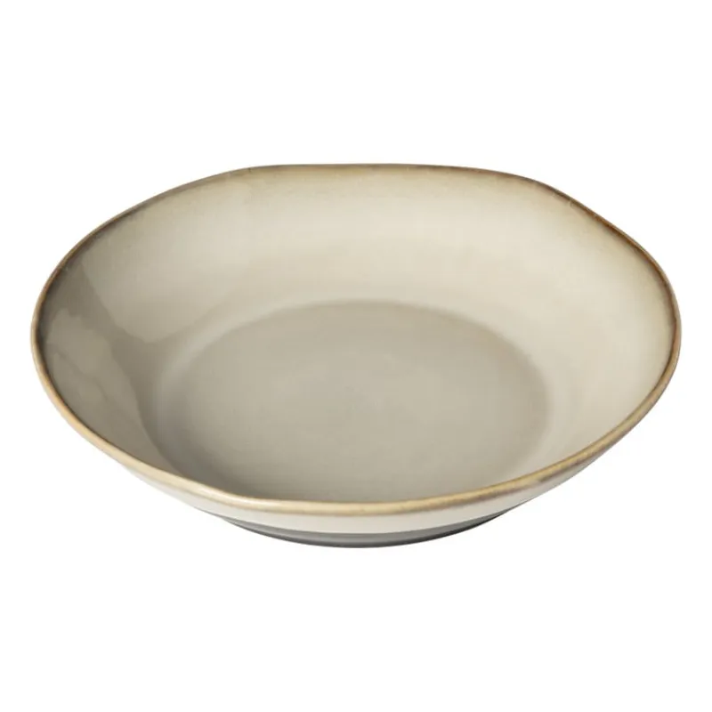 Xenos Schalen-Schaal Roots - beige - ø28x5.8 cm