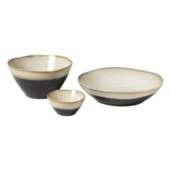 Xenos Schalen-Schaal Roots - beige - ø28x5.8 cm