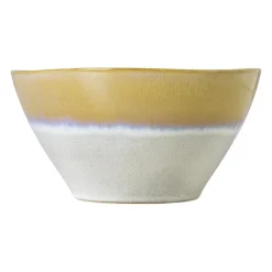 Xenos Schalen|Kerstservies-Schaal roots - oker - ø15.7x8.2 cm