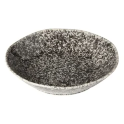 Xenos Schalen-Schaal Roots - zwart/wit - ø28x5.8 cm