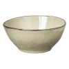 Xenos Schalen-Schaal Toscane - beige - ø17 cm