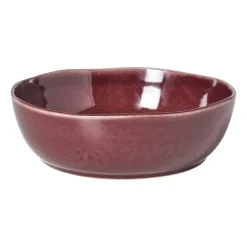 Xenos Schalen|Kerstservies-Schaal Toscane - bordeauxrood - ø22.8x7 cm