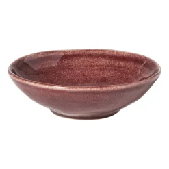 Xenos Schalen|Kerstservies-Schaal Toscane - bordeauxrood - ø11.8x2.5 cm
