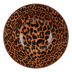 Xenos Schalen|Kommen-Schaal zoe - panter- ø15.5x7 cm