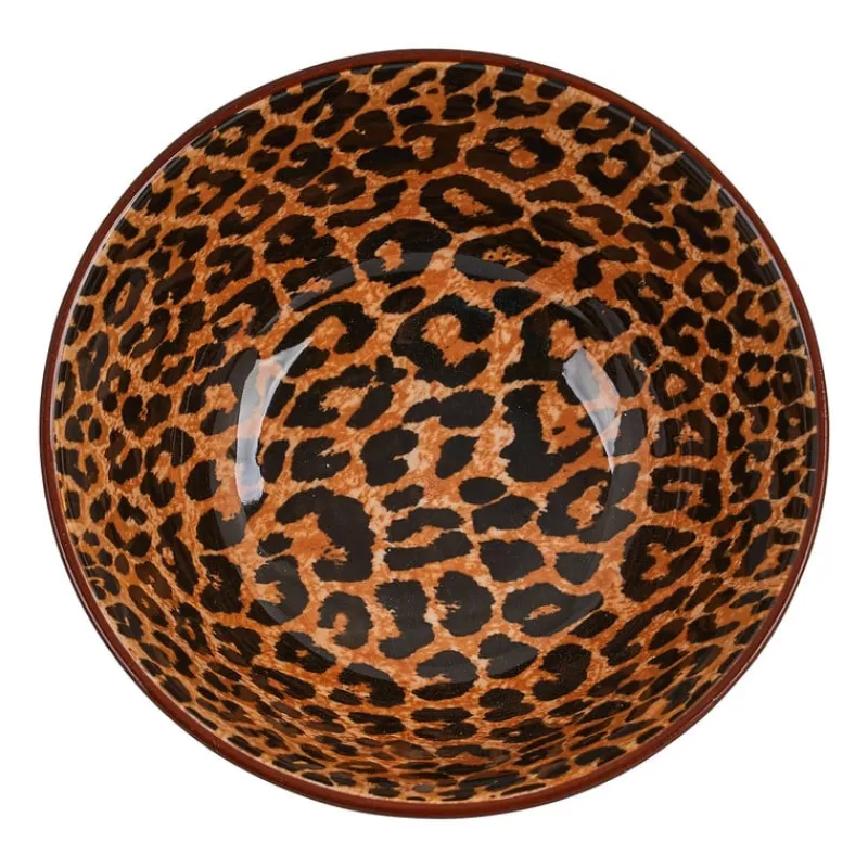 Xenos Schalen|Kommen-Schaal zoe - panter- ø11.5x6 cm