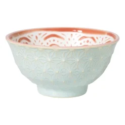 Xenos Tapasservies|Schalen-Schaaltje Abby klein - blauw/roze - ø9x4.6 cm
