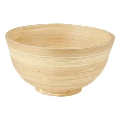 Xenos Buitenservies|Schalen-Schaaltje bamboe - ⌀15 cm