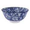 Xenos Schalen|Kommen-Schaaltje blue print - botanic - ⌀15 cm