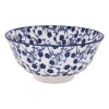 Xenos Schalen|Kommen-Schaaltje blue print - flowers - ⌀15 cm