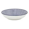 Xenos Tapasservies|Schalen-Schaaltje blue print - stripes - ⌀14 cm