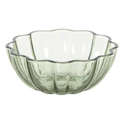 Xenos Schalen|Kerstservies-Schaaltje clover klein - groen - ø13x5.5 cm