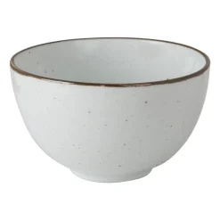 Xenos Schalen|Kommen-Schaaltje Emma - 12x7.5 cm - wit