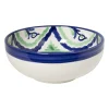 Xenos Schalen-Schaaltje flor - groen/blauw - ø20 cm