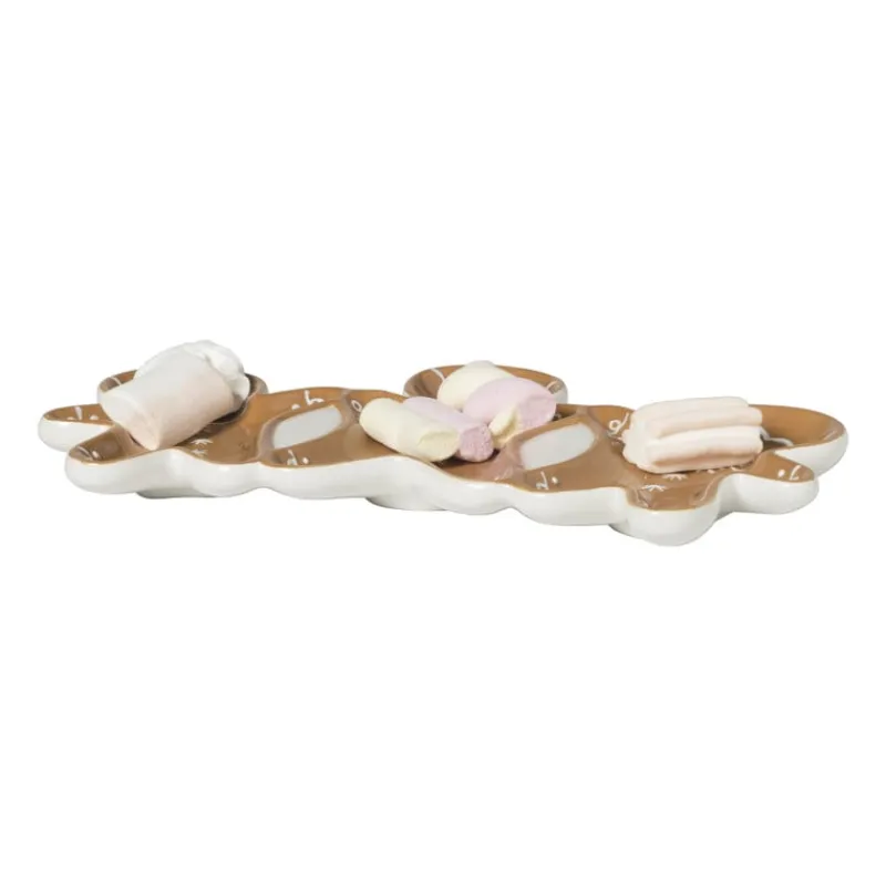 Xenos Schalen-Schaaltje gingerbread - bruin - 14.9x25.8 cm