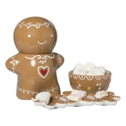Xenos Schalen-Schaaltje gingerbread - bruin - 14.9x25.8 cm