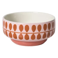 Xenos Schalen|Kerstservies-Schaaltje jolie - roze - ø12x5.8 cm