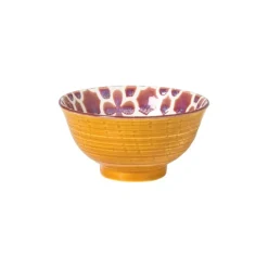 Xenos Tapasservies|Schalen-Schaaltje Nore klein - paars/geel - ø9.2x4.8 cm