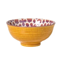 Xenos Tapasservies|Schalen-Schaaltje Nore middel - paars/geel - ø12.3x5.8 cm