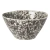 Xenos Schalen-Schaaltje Roots - zwart/wit - ø15.7x8.2 cm