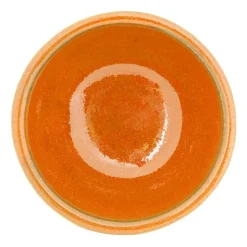 Xenos Schalen|Kommen-Schaaltje Selena - oranje - 8 cm