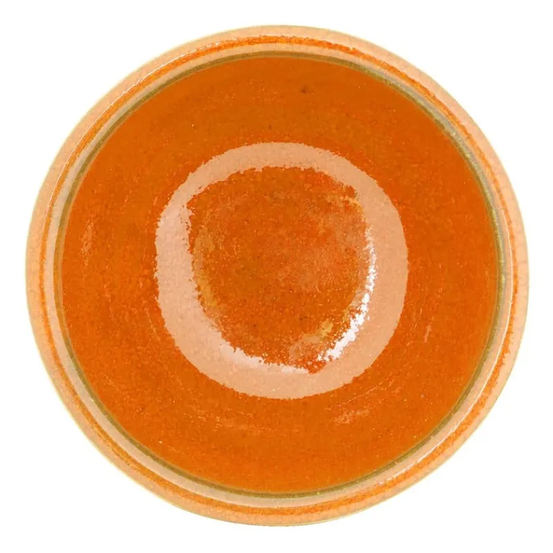 Xenos Schalen|Kommen-Schaaltje Selena - oranje - 8 cm
