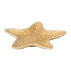 Xenos Schalen-Schaaltje zeester - oranje - 2.1x20x18.7 cm