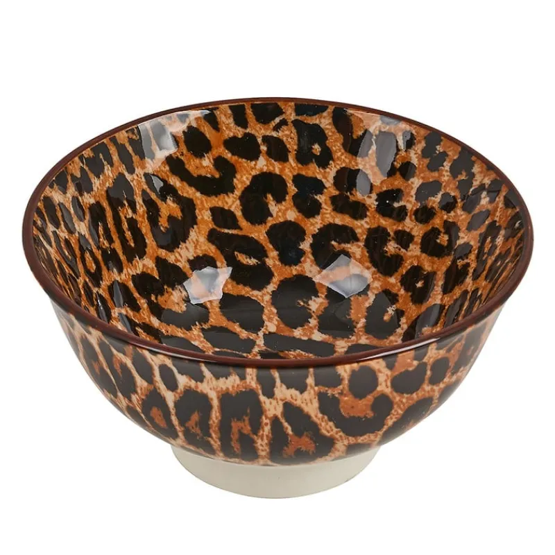 Xenos Schalen|Kommen-Schaaltje zoe - panter- ø9x5 cm
