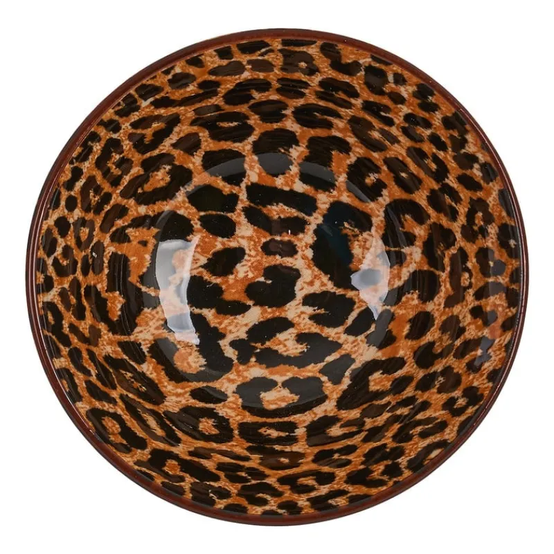 Xenos Schalen|Kommen-Schaaltje zoe - panter- ø9x5 cm