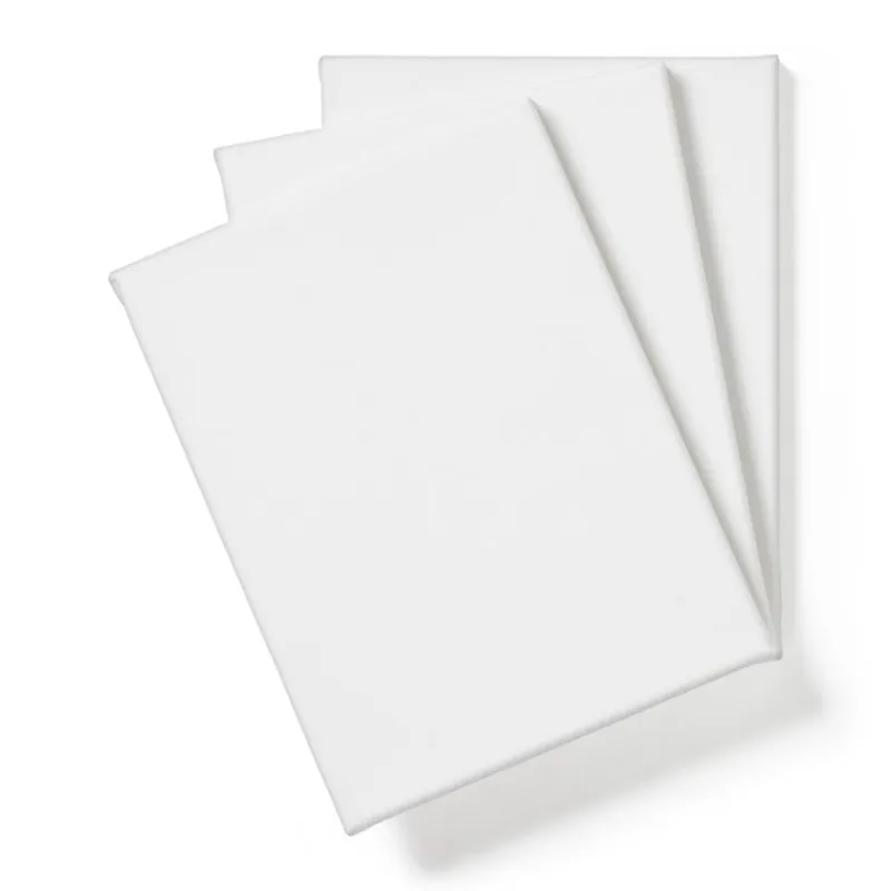 Xenos Schildersdoeken-Schildersdoek canvas - 18x24 cm - set van 3