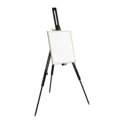 Xenos Schildersezels|Kerstcadeaus-Schildersezel - zwart - 192 cm