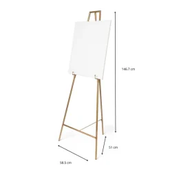 Xenos Schildersezels|Bruiloft-Schildersezel voor welkomstbord - goud - 146.7 cm