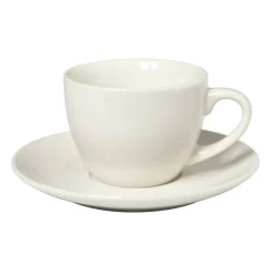 Xenos Thee Accessoires-Schotel voor koffiekopje - porselein - ø15x2 cm