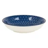 Xenos Sushi Servies|Tapasservies-Schoteltje blue print - diamonds - ⌀9.5 cm