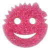 Xenos Schuursponsjes-Scrub mommy - roze - ø10.7 cm
