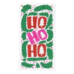 Xenos Papieren Servetten|Kersttafelkleden-Servet ho ho ho - multikleur - 33x40 cm